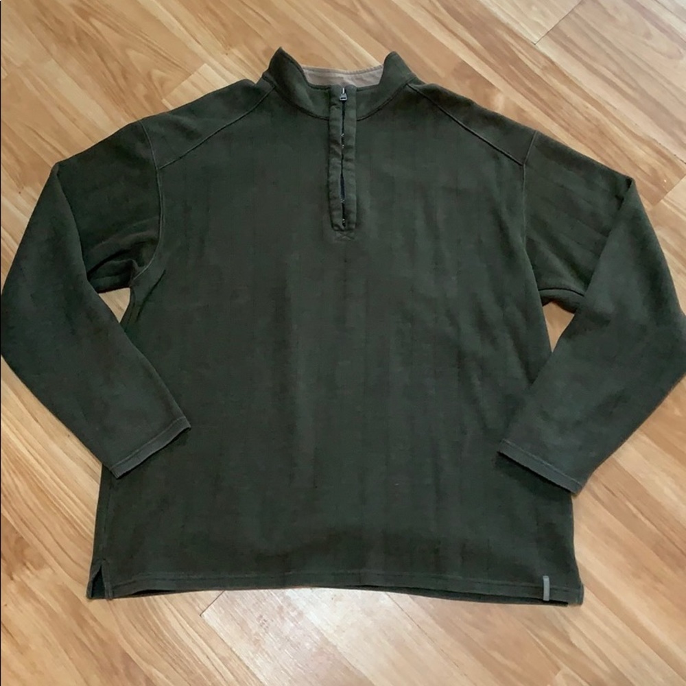 Columbia men’s army green sweater size XXL